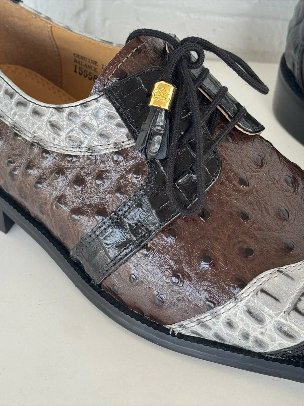 Giorgio Brutini Square Toe Alligator Print Loafers Men's 8